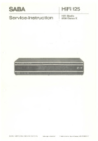 Saba 8100-Instructions-Manual